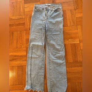 Zara Light Blue Denim Pants